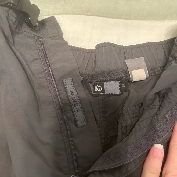 REI Dark Gray Camping Cargo Shorts - Picture 4 of 5